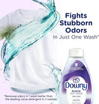 Downy RINSE & REFRESH Laundry Odor Remover and Fabric Softener, Fresh Lavender, 48 fl oz, Safe on ALL Fabrics, Gentle on Skin, HE Compatible