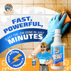 Grout Cleaner for Tile Floors 1 Quart Made in USA - Heavy Duty Tile Cleaner Ceramic Floor for Deep Cleaning Restore Easy to Use Bathroom Shower Kitchen Outdoor Porcelain