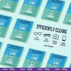 Powered by Nano Magic Lens Wipes for Eyeglasses, Screen Cleaning Wipes 210 Pack | Optical-Grade Pre-Moistened Nonabrasive Wipes | for Coated Eyeglasses, Sunglasses, Goggles, Optics
