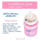 All Purpose Jewelry Cleaner Kit w/8oz Cleaning Solution, Basket & Brush - Jewelry Cleaner Kit for Gold, Silver, Diamonds, Rings, Gems & Precious Stones