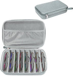 Bukere Travel Sunglasses Organizer Case Adjustable Slot For Multiple Eyeglasses Hard-shell Portable Storage Box for Men Women