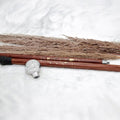 Deluxe Walking Sticks | Rosewood Crafted Cane with Solid Brass Chrome Decorative Bars | Nagina International