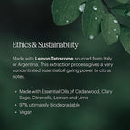 Aera Mini Citrus - Essential Oil for Home - Lemon Zest Fragrance - Notes of Lemon, Orange, Clary Sage and Cedar - Scent Refill - Capsule Size Works with Mini Diffuser