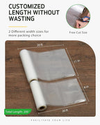 Syntus Vacuum Sealer Bags, 10 Pack 5 Roll 11" x 20' and 5 Roll 8" x 20' Commercial Grade BPA Free Bag Rolls, Food Vac Bags for Storage, Meal Prep or Sous Vide