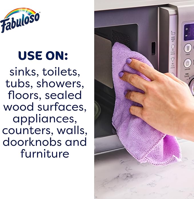 Fabuloso Multi-Purpose Cleaner, 2X Concentrated Formula, Floor Cleaner, Pineapple Scent, 56 fl oz
