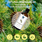 Pine Needle Essential Oil 3.38 Oz - 100% Pure & Natural Pine Oil for Diffuser, Skin, Massage & Aromatherapy - Fresh Pinus Essential Oils Fragrance