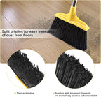 3 Pack Outdoor Heavy Duty Broom 59 Inch - Commercial Grade for Patio, Garage, Restaurant, Lobby, Mall, Market, Office, Kitchen, Driveway, and Warehouse Cleanup