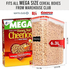 Shazo 2 Pack (6.3L / 213OZ) EXTRA Large Airtight Food Storage Cereal Containers for Bulk Food Storage BPA-Free Plastic Container, Pantry Organization and Canister for Rice, Pasta, Sugar & Flour