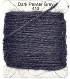 Jute Twine 15m Long Twine String for Crafts Gift Wrapping Packing Gardening Crochet Knitting Macrame Decor (Dark Pewter Gray)