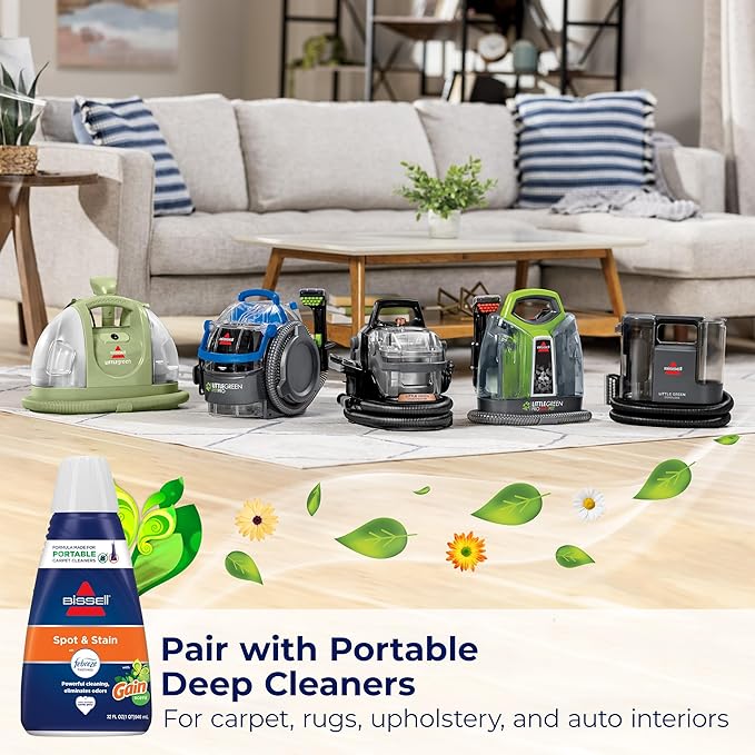 Bissell® Spot & Stain with Febreze + Gain Original Scent Formula for Little Green Devices, Portable Carpet Cleaners (3968)