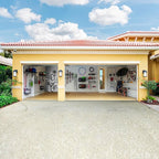 4 Pack Garage Hooks Heavy Duty - Supports 100 lbs, Utility Steel Garage Hanger & Organizer for Organizing Garden Lawn Tools, Ladders, Garden Hose, Digging Shovel, Bikes, Ropes