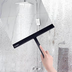 Silicone Rubber Blade & Hook Shower Window Squeegee 11" in Width Silicone Car Squeegee Bathroom Squeegee for Shower Squeegee for Shower Doors Car Window