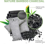 16 Pack Bamboo Charcoal Air Purifying Bag, Activated Charcoal Bags Odor Absorber, Moisture Absorber, Natural Car Air Freshener, Shoe Deodorizer, Odor Eliminators For Home, Pet, Closet (16x50g)