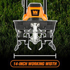 WEN Electric Tiller and Cultivator with 14-Inch Tilling Width and 10-Amp Motor (TC1014)