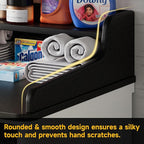 Washer Dryer Countertop, Laundry Wood 2 Tier Shelves Topper with Edge, 54" W x 26.7" D Cover Guard Organizer for Washer and Dryer Laundry Hamper Counter Storage Organization Black