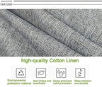 Hanging Closet Organizer, Easy Mount Collapsible 4-Shelf Camper Closet Wardrobe Hanging Storage Shelves, Folded Clothes Towels Handbag Shoes Accessories Storage, Linen Cloth, Gray