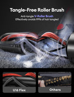 Ultenic Cordless Vacuum Cleaner, 550W/50Kpa, 60Mins Runtime, 180°Bendable Wand, Anti-Tangle Brush, Stick Vacuum Cordless with Charging Dock, Handheld Vacuum for Pet Hair/Carpet/Floor/Car, U16 Flex