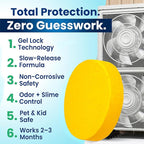 AC Pan Tablets, Commercial-Grade, Gel Lock Tech: Long Lasting, Moisture Activated Slow Release, Non-Corrosive & Safe - No Residue, Pan Treat Tablets (5 Ton, 3 Pack)