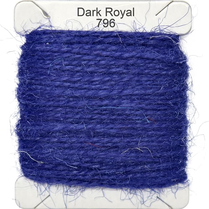 Jute Twine 15m Long Twine String for Crafts Gift Wrapping Packing Gardening Crochet Knitting Macrame Decor (Dark Royal)