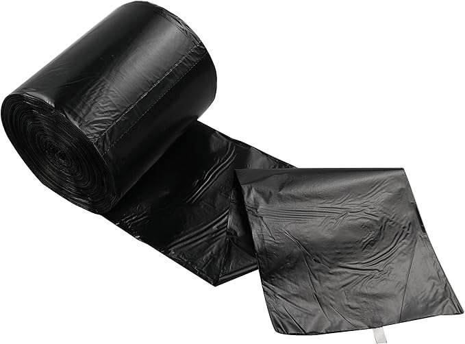 6 Gallon Black Office Trash Bags, 180 Counts