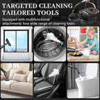 Pressurized Steam Cleaner, Steamer for Cleaning, 2500W Pressurized Steam Cleaner with 12 Attachments, Portable Steamer Cleaner for Home Car Kitchen Bathroom Furniture Tile Grout (Rose Gold)