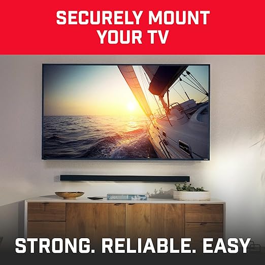 Bullfix TV Kit - Drywall Anchors for TV Bracket, Screws for Mounting to Drywall & Drill Bit, Hollow Wall Mount Hardware Kits, Heavy Duty Fixings for Televisions, Holds up to 255lbs - Patented Design