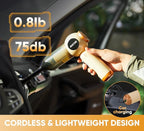 Handheld Vacuum Cleaner Cordless - 18000PA Strong Suction Rechargeable, 3-Speed Adjustable Portable Mini Dust Buster for Pet Hair, Car Detailing, Home, Office & Car Cleaning