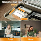 Mini Steam Iron, 2-IN-1 Handheld Size Steamer,1100W & 15s Fast Heat Up, Portable Steamer Iron for Home & Gift, Travel