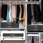 Under Bed Storage with Wheels 2-Pack, Under Bed Storage Containers 60L Clear Lids, Rolling Storage Drawers for Clothes Shoes Blankets, Underbed Organizer Bins(32" L x 17.3" W x 7.5" H)