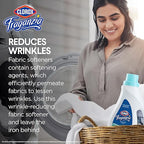 Clorox Fraganzia Liquid Laundry Fabric Softener, Ocean Scent - Laundry Odor Eliminator, Wrinkle Reducer and Static Reducer, 40 Fl Oz