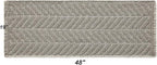 BohoBath Matts,Upgraded Waffle Super Absorbent Bath Mat,Bathroom Rugs Non Slip Washable, Quick Dry Shower Mats, Ultra Soft Bath Mats for Bathroom Floor,Gray,19"*48"