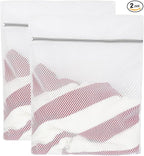 Lingerie Bags for Washing Delicates, Mesh Laundry Bags for Washing Machine. 2Pcs(20" x 24").