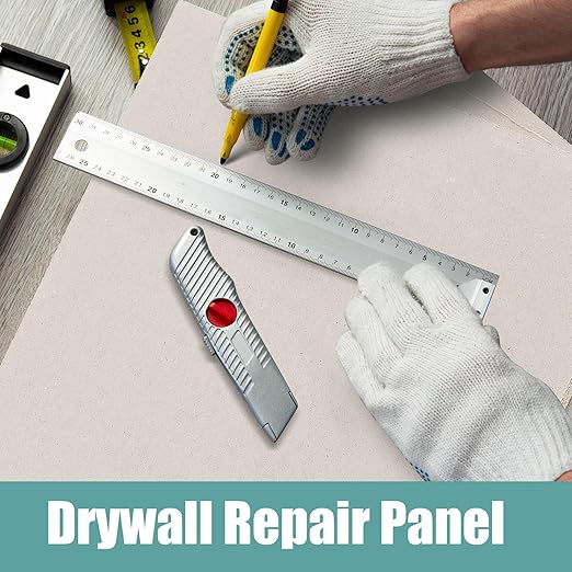 Amylove Drywall Repair Panel Drywall Patch Panel for Wall Repair(8 Pieces,12" x 12" x 1/2")