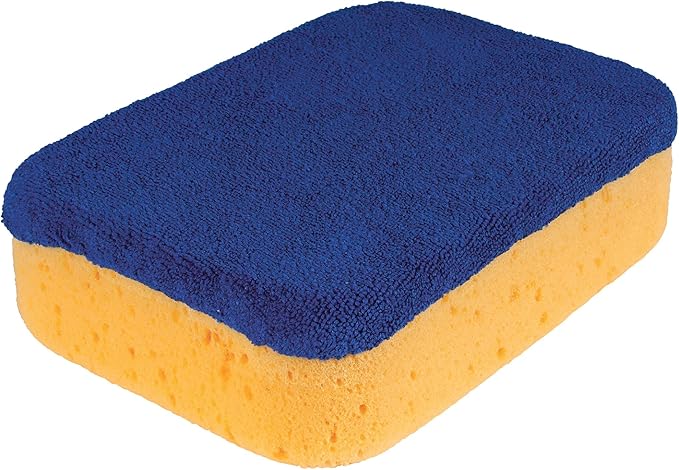 Microfiber Polishing Sponge, Heavy Duty, Ultra Performance, Extra Large 7.5” x 5.5” x 1.875” (3 Pack Microfiber Polishing)