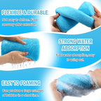 Tioncy 24 Pcs Large Sponges Bulk 7.5 x 5.5 x 1.9 Inch Grouting Car Wash Foam Cleaning and Washing Sponge Commercial Foam Large All Purpose for Cleaning Dishes Car Tile Bike (Blue)