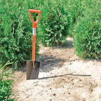 A.M. Leonard All Steel Nursery Spade with D-Grip Handle - 15 Inch Blade