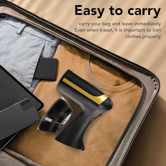 Steamer for Clothes, Portable Handheld Steam Iron with 300ml Big Capacity, Fast Heat Up, 1500W Garment Wrinkles Remover, Small Steamer for Home Travel