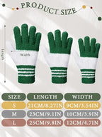Patelai 3 Pairs Microfiber Plant Dusting Gloves Leaf Cleaning Gloves for Indoor Plants, Blinds, Furniture, House (Red,Green,Yellow,Medium)