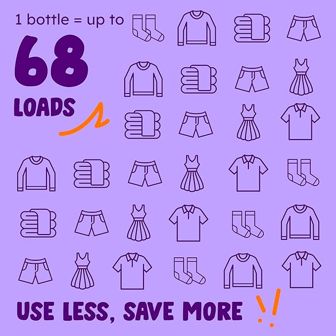 Originally Yellow Plant Based Fabric Softener | Ultra-Concentrated Laundry Softener Infused with Organic Lavender | High-Efficiency Plant Liquid Fabric Softener Helps Remove Static & Wrinkles | 34 Oz