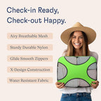 Shacke Premium 5 Packing Cubes Set - Lightweight Mesh Travel Luggage Organizers with Laundry Bag, 5-Piece Suitcase Storage System (Green Grass)