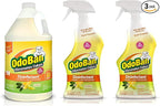 OdoBan Ready-to-Use Disinfectant and Odor Eliminator, Made in the USA, Citrus Scent, Set of 3, 2 Spray Bottles, 32 Ounces Each and 1 Gallon Concentrate