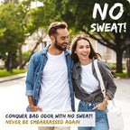 NO SWEAT! Ultra Long Lasting Sweat and Body Odor Protection, 98% Natural Ingredients, Hypoallergenic & Clinically Tested, Alcohol-Free & Fabric Safe, 20x Longer Duration, Created from Science (20mL)