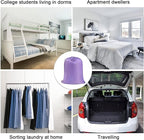 Polecasa Heavy Duty Large Laundry Bag with 130gsm Tear Resistant Fabric and Handles, Easy to Carry Durable Dirty Clothes Drawstring Bag, Perfect for College Dorm, Travel, 28”x36”,Purple