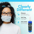 Anti-Fog 6oz Spray | Eye glasses cleaner | Goggles anti fog | Sunglasses cleaner | Windshields | Mirrors | Visors | Safe for all Lenses |+ With Microfiber Cloth