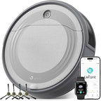 Lefant M310 Robot Vacuum Cleaner– 4500Pa Suction, Ultra-Slim & Quiet, PreciSense Obstacle Avoidance, WiFi/App/Voice Control, 160-Min Runtime, Self-Charging – Ideal for Pet Hair & Hard Floors (Gray)