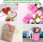 IMAGE 6 Roll Mason Line String Line - #18 Braided Nylon String - 500 Ft Length - Nylon with Reloadable Line Reel Twine for Gardening Or Masonry Tools, Perfect Construction String (Pink)