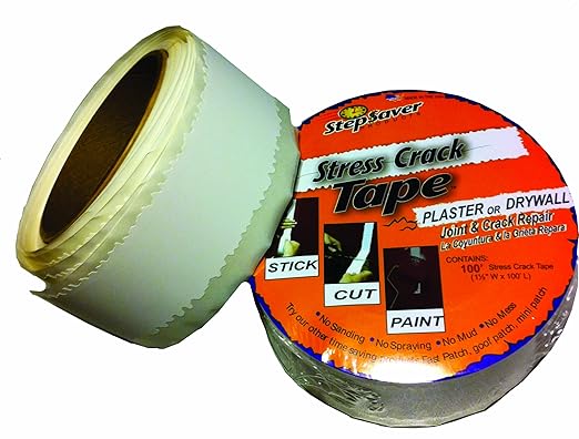 Stepsaver Products Self Adhesive Stress Crack Tape (1.25'' x 100' Smooth Roll) Item 7100