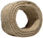 100% Organic Hemp Twine Rope (50ft x 1/4 in.), 6mm Thick Cord, Natural String, Heavy Duty Outdoor Twine, Jute Rope, Plant String, Twine for Crafts and Gardening