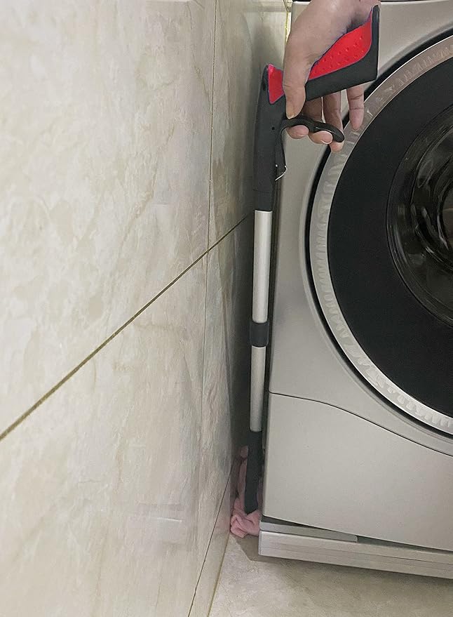 2-Pack Reacher Grabber Tool, Foldable Trash Picker Grabber, Trash Gripper, Garden Nabber, Litter Picker, Extended Grabber（Red/Red)