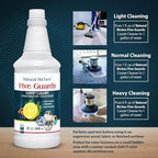 Natural Riches Organic Upholstery Carpet Cleaner Shampoo Solution Machine Use, A Miracle Carpet Cleaner Stain Remover Deodorizing Formula, Use On Rug Carpets Pet and Food Stains 32 fl oz